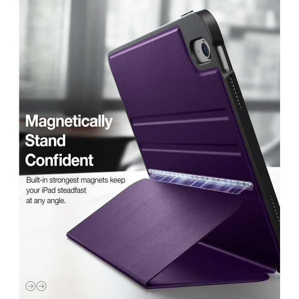 TORRAS Manyetik iPad 9/8/7.Nesil Klf(10.2 in)-Purple