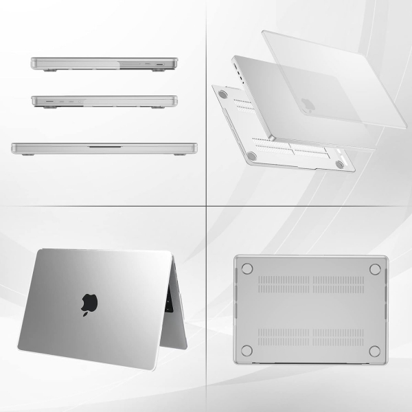 ProCase MacBook Pro nce Koruyucu Sert Klf (16 in)-Crystal