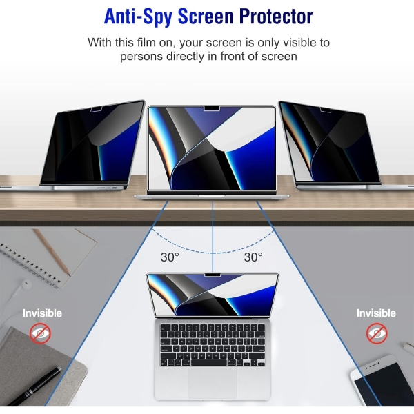 ProCase Privacy MacBook Pro Ekran Koruyucu(13.6 in)