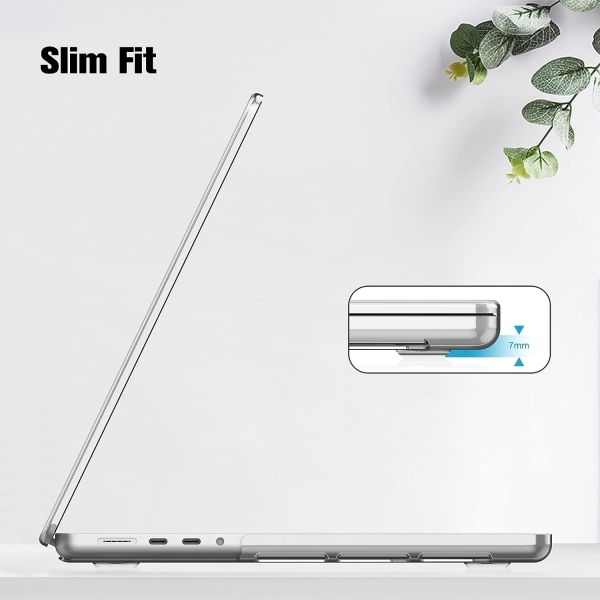 Fintie MacBook Pro effaf Klf(14 in)-Crystal Gray