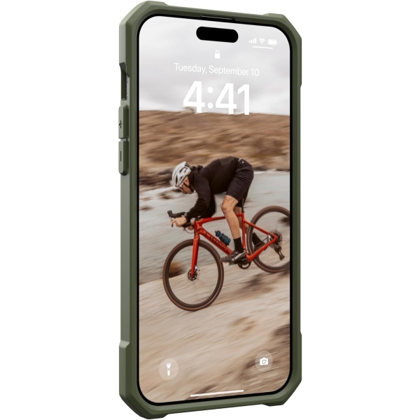 UAG Essential iPhone 15 Darbeye Dayankl Klf-Olive Drab