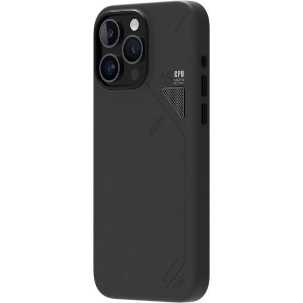 Aulumu A15 iPhone 15 Pro Manyetik Klf -Black