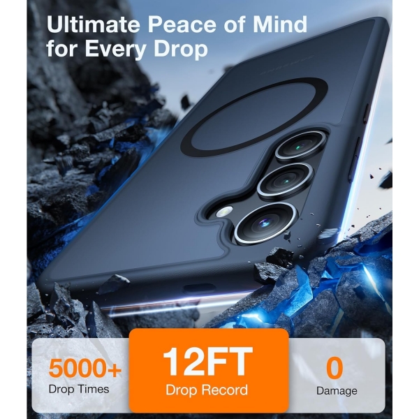 TORRAS Guardian Serisi Samsung Galaxy S24 Plus Klf -Black