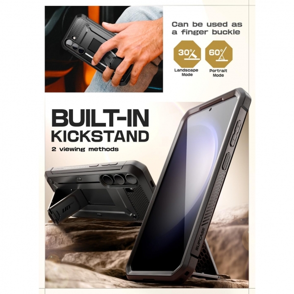 SUPCASE Unicorn Beetle Pro Serisi Galaxy S24 Plus Klf-Black