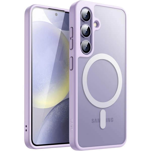 JeTech Galaxy S24 Plus MagSafe Uyumlu Klf -Lilac