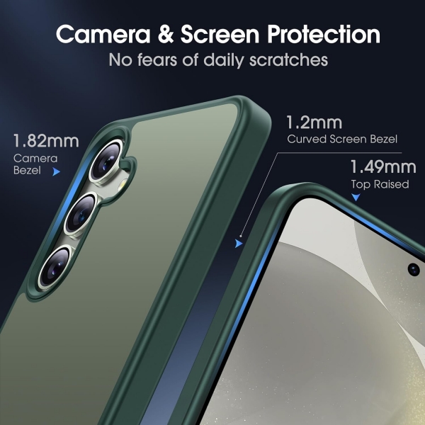 CASEKOO Genuine Galaxy S24 Plus Dayankl Klf -Green