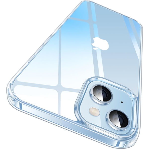 CASEKOO iPhone 15 Plus Uyumlu effaf Klf-Clear