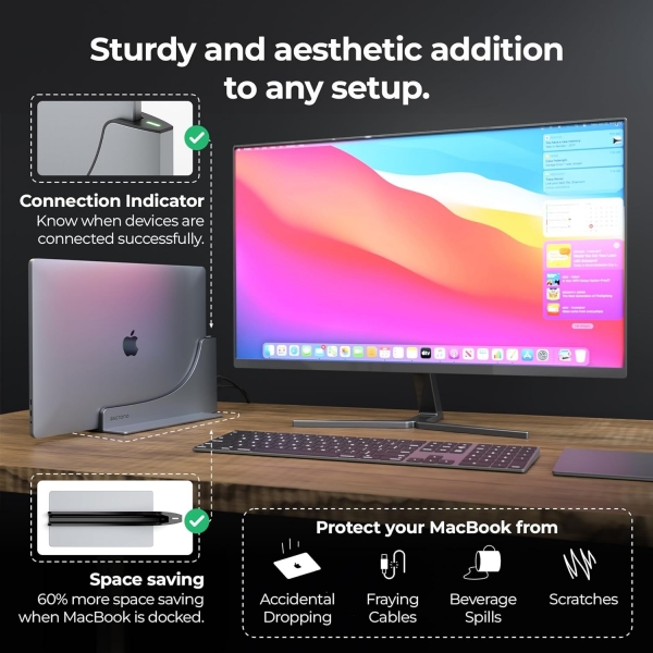 Ascrono MacBook Air Dock stasyonu(13 in)