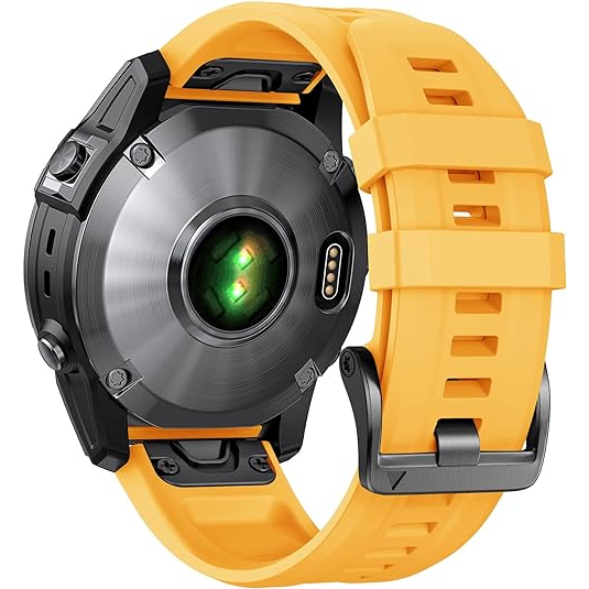 NotoCity Garmin Fenix 7/6/5 Uyumlu Kay -Yellow