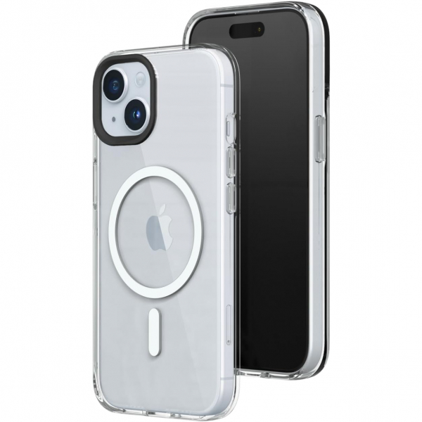 RhinoShield JellyTint MagSafe iPhone 15 Plus Klf-Clear Black