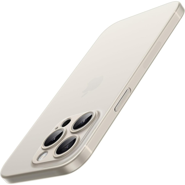 JETech Ultra nce iPhone 15 Pro Max Mat Klf-Natural Titanium