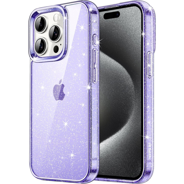 JETech Parltl iPhone 15 Pro Max Klf -Light Purple 