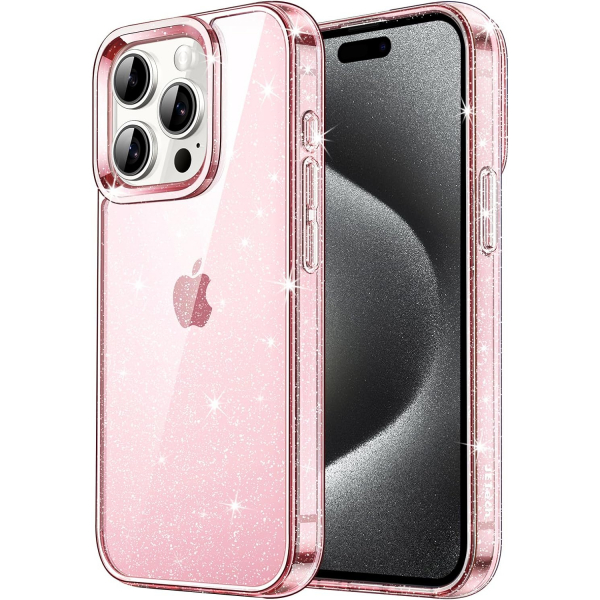 JETech Parltl iPhone 15 Pro Max Klf -Pink