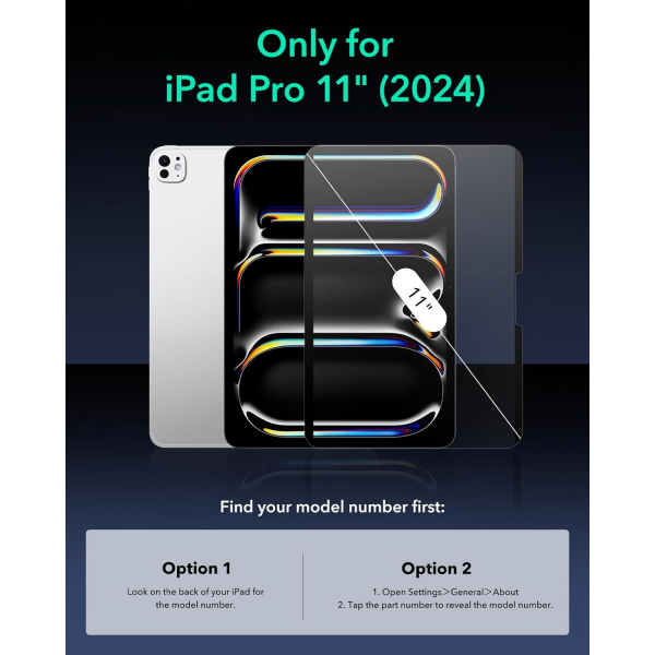 ESR Mat iPad Pro Ekran Koruyucu (13 in)