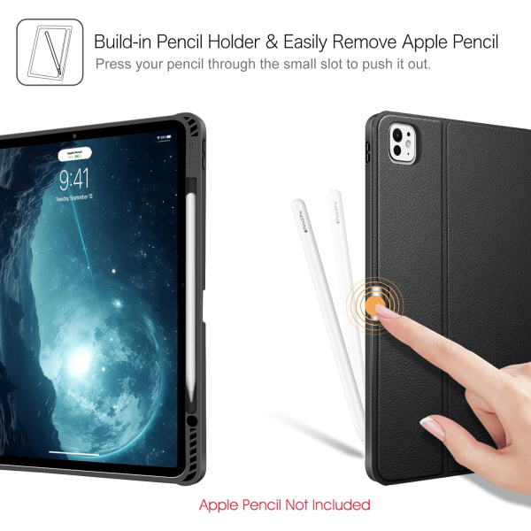 Fintie Manyetik iPad Air Klavyeli Klf (13 in)-Backlight Black