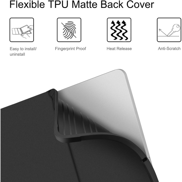 Fintie Manyetik iPad Air Klavyeli Klf (13 in)-Backlight Black