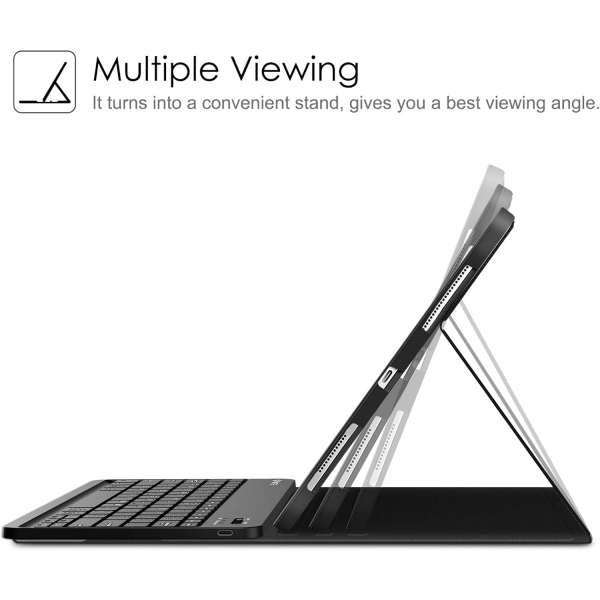 Fintie Manyetik iPad Air Klavyeli Klf (13 in)-Black