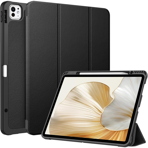 Fintie Kalem Blmeli iPad Air 6.Nesil Klf (11 in)-Black