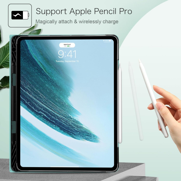 Fintie Folio Kalem Blmeli iPad Pro Klf (11 in)-Blossom