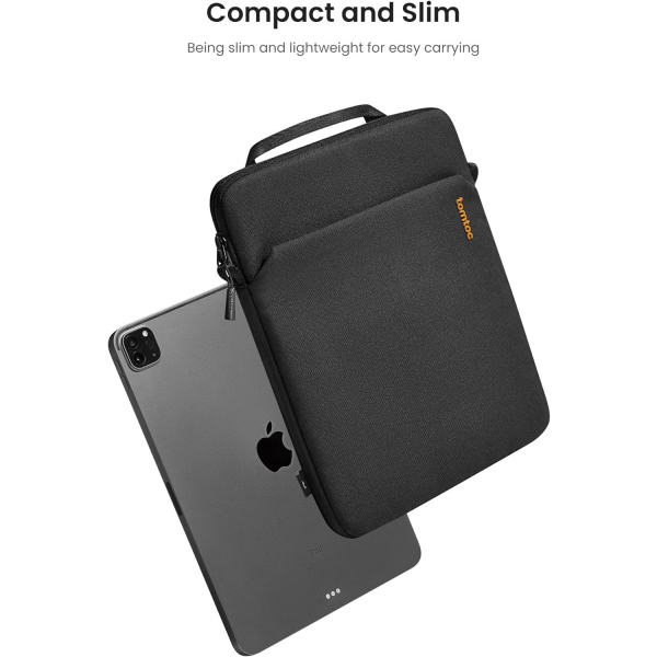 tomtoc Light B19 iPad Pro M4 Uyumlu Omuz antas(11in)-Black