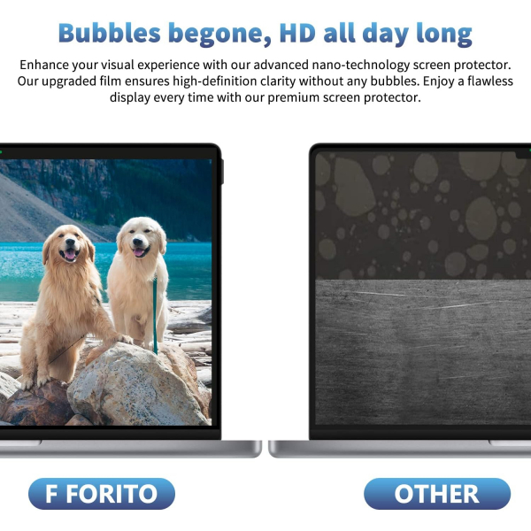 F FORITO Privacy MacBook Pro M2 Ekran Koruyucu (13 in)