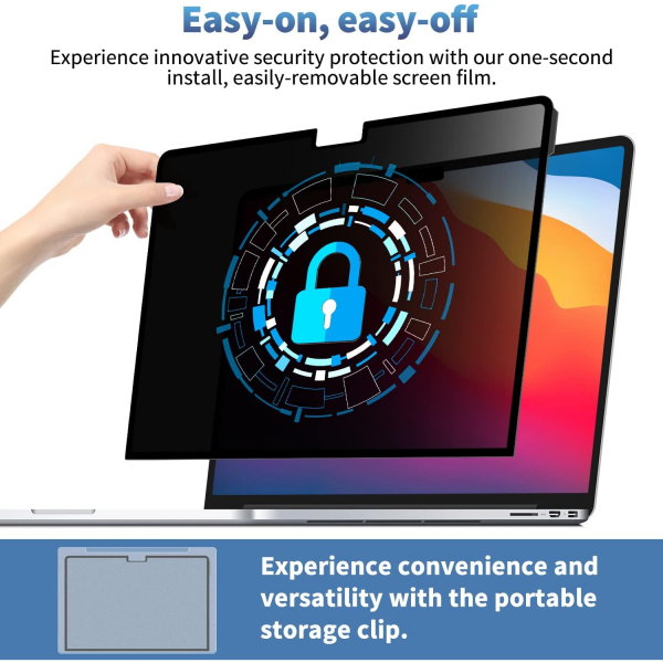 F FORITO Privacy MacBook Pro M2 Ekran Koruyucu (13 in)
