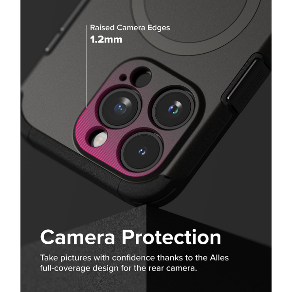 Rin gke Alles iPhone 15 Pro Klf-Gun Metal 