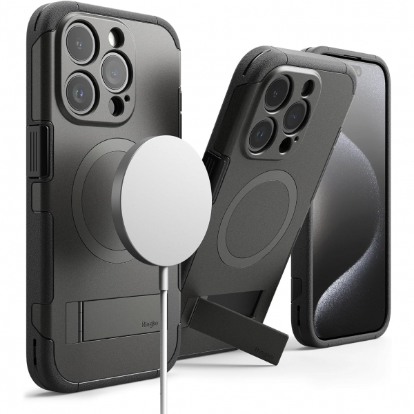 Rin gke Alles iPhone 15 Pro Klf-Gun Metal 