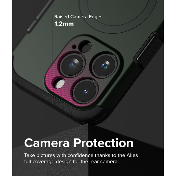 Rin gke Alles iPhone 15 Pro Klf-Dark Green