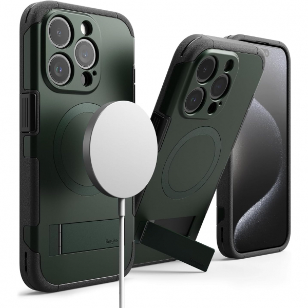 Rin gke Alles iPhone 15 Pro Klf-Dark Green