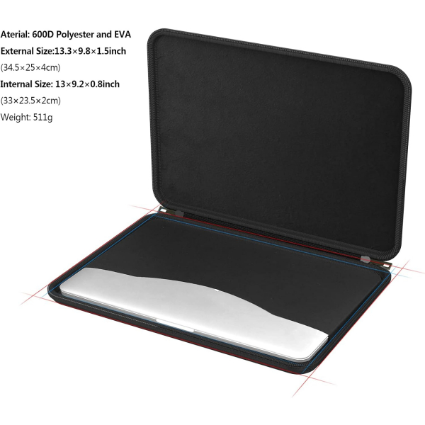 Smatree Hard Shell Laptop Uyumlu anta(13 in)