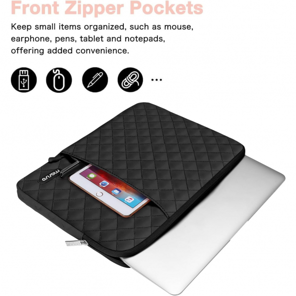 MOSISO MacBook Air/Pro Uyumlu anta(16 in)-Black