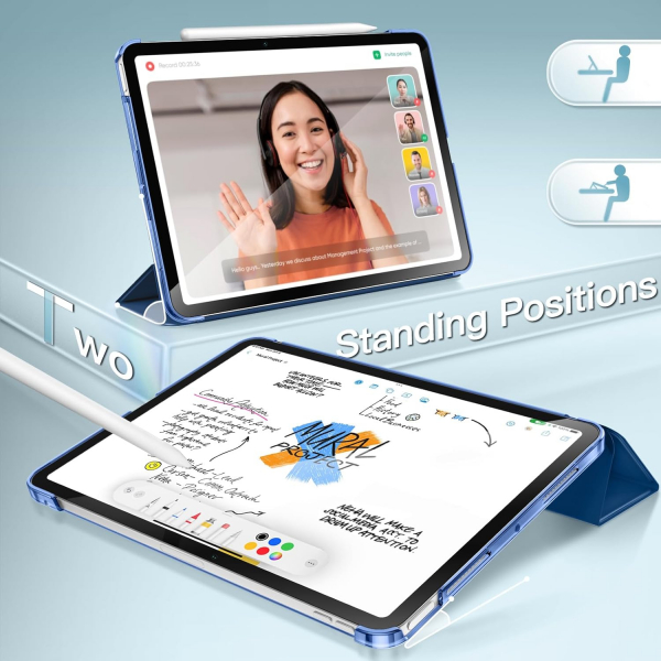 JETech iPad Pro M4 Standl Klf (13 in)-Navy