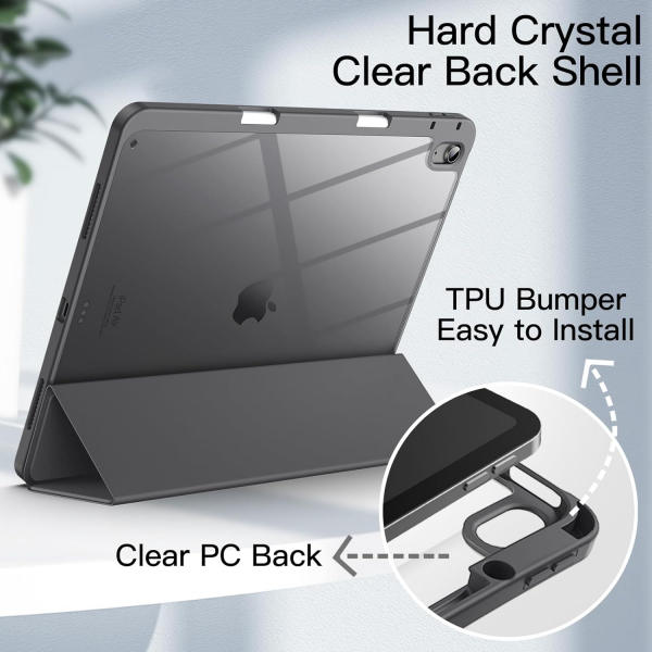 JETech iPad Pro M4 Standl Klf (13 in)-Space Gray