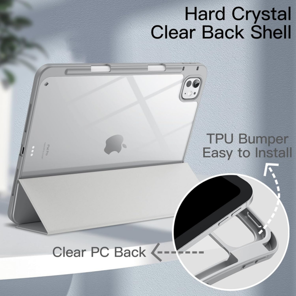 JETech iPad Pro M4 Standl Klf (13 in)-Silver