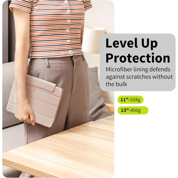 SwitchEasy Origami iPad Pro M4 Klf (13 in)-Starlight White