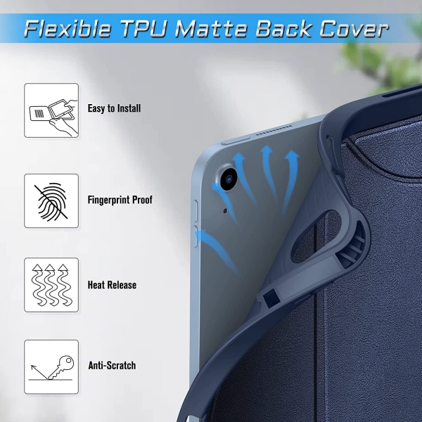 Fintie iPad Pro M4 Manyetik Standl Klf (11 in)-Navy