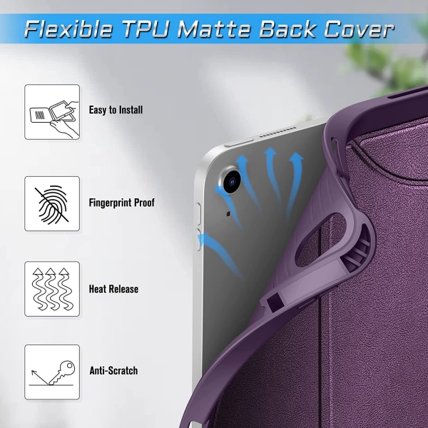 Fintie iPad Pro M4 Manyetik Standl Klf (11 in)-Purple
