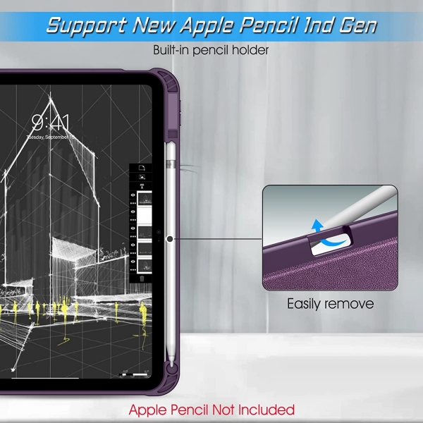 Fintie iPad Pro M4 Manyetik Standl Klf (11 in)-Purple