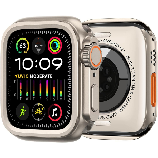 amBand Apple Watch 9/8/7 44mm Bumper Klf-Titanium Original 