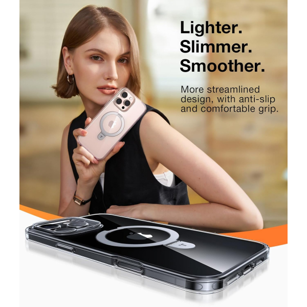 TORRAS Apple iPhone 16 Pro Ostand Klf-Clear