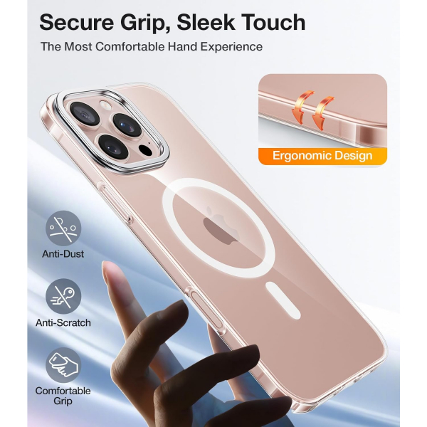 TORRAS Apple iPhone 16 Pro Lstand Klf-Diamond Clear