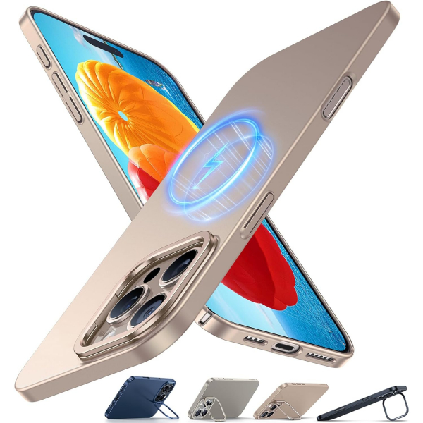 TORRAS Apple iPhone 16 Pro Lstand Klf-Desert Titanium 