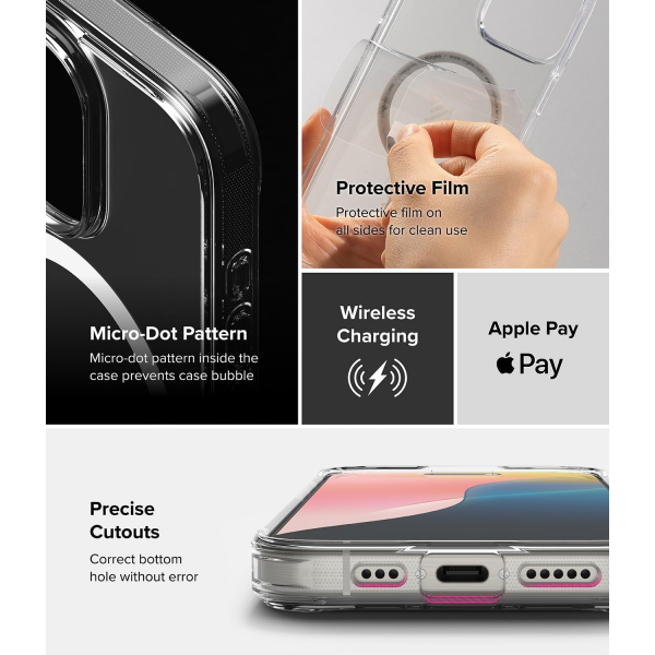 Rin gke Apple iPhone 16 Pro Max Fusion MagSafe Klf-Clear 