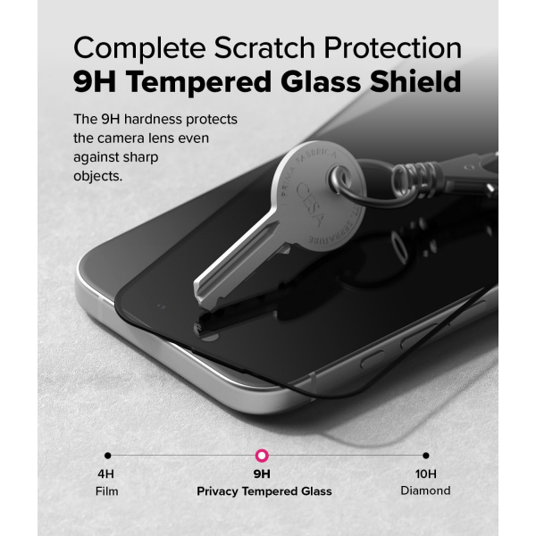 Rin gke Apple iPhone 16 Pro Privacy Ekran Koruyucu
