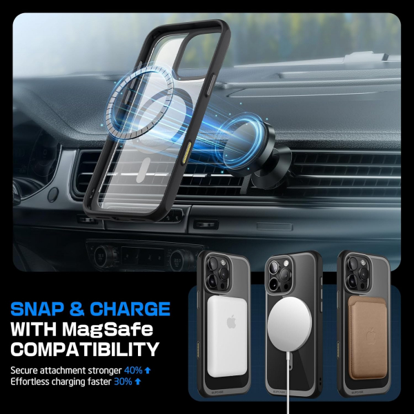 SUPCASE Apple iPhone 16 Pro Max UB Mag Klf -Black 