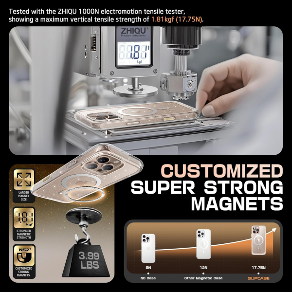 SUPCASE Apple iPhone 16 Pro Max UB Mag Klf -Glitter