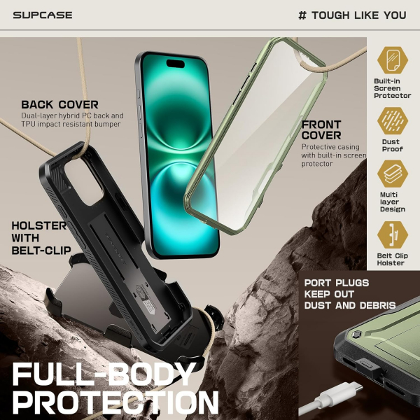 SUPCASE Apple iPhone 16 Pro Max UBP Klf-Guldan