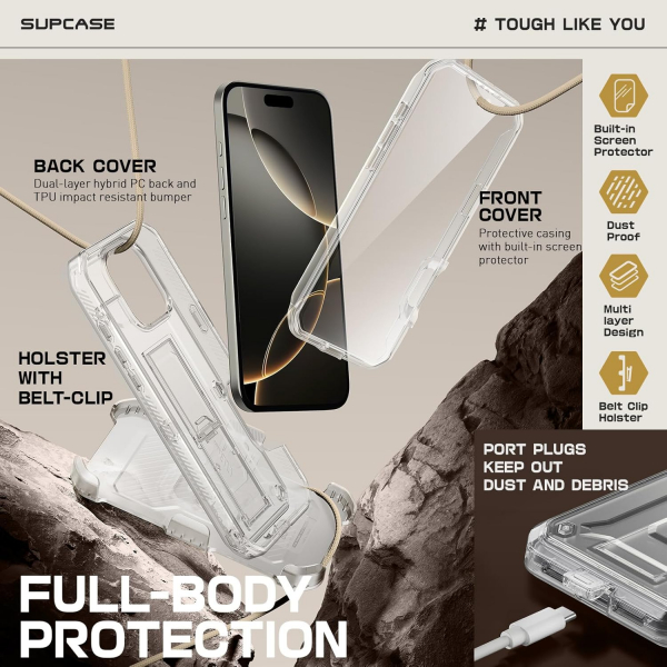 SUPCASE Apple iPhone 16 Pro Max UBP Klf-Clear