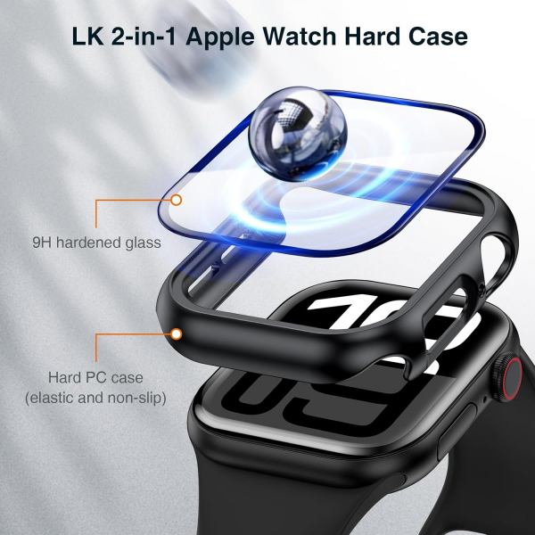 LK Apple Watch 10 42mm Bumper Klf -Clear